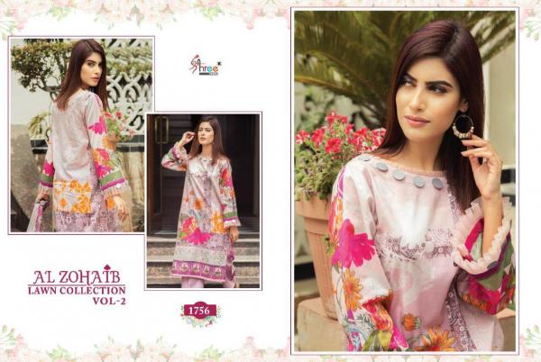 SF Al Zohaib Lawn Collection 2 Fancy Cotton Embroidery Pakistani Salwar Collection